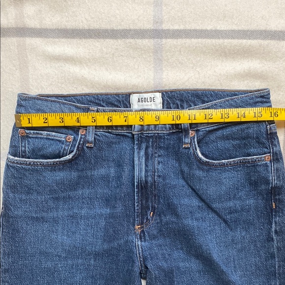 Agolde Harper Mid Rise Wide Leg Jeans Size 29 - Picture 11 of 14